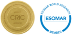 At the left: Logo of Canadian Research Insights Council (C R I C). At the right: Logo of Esomar.