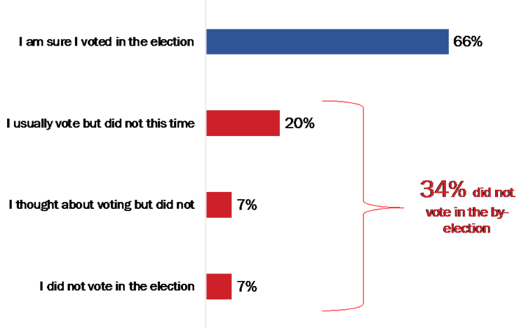 Figure 14: Voter Participation in February 25, 2019, By-election