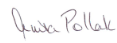 Signature of Anita Pollak