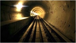 Still image, Subway tunnel extension, Toronto.