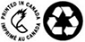 Printed in Canada/Imprimé au Canada logo and Recycle logo.