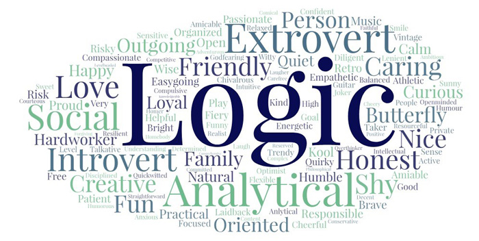 Figure 1: Personality/personal style word cloud