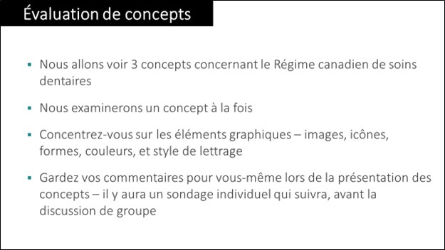 Une diapositive d'examen décrivant la tâche à venir figure sous le titre « Examen de concepts ».