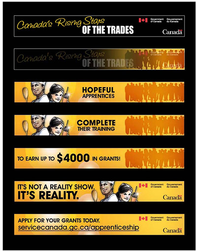 Figure 4: Web Banner Reality Show concept