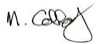 Mike Colledge President signature