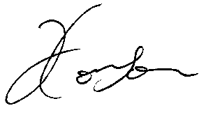 Signature of Tony Coulson