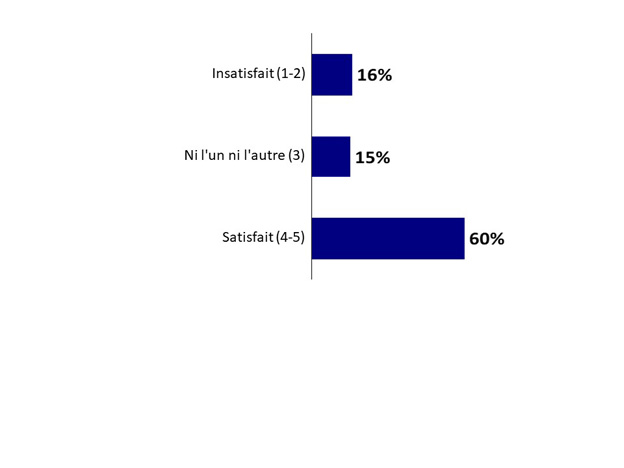 QJS4 : Veuillez indiquer la mesure dans laquelle vous êtes satisfait(e) ou insatisfait(e) de> chacun des aspects suivants de votre lieu de travail actuel : Votre capacité à fournir des soins de qualité.