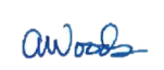 Signature de Alethea Woods