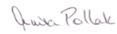 Signature of Anita Pollak
