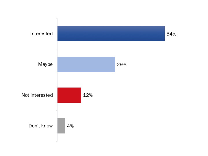 Figure 18: Interest in an Online Chat Feature