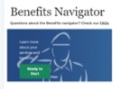 Benefits Navigator tool