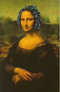 Mona Lisa In Curlers