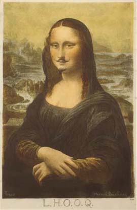 Mona Lisa By Duchamp