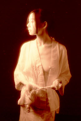 Mom's Kimono, photograph from a polyptych of six, 1999