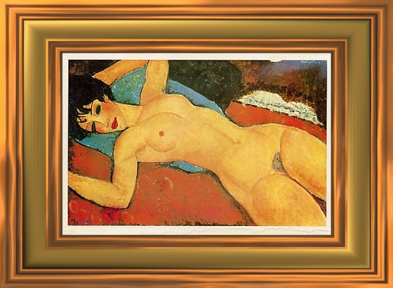 Amedeo Modigliani, Red Nude, 1917