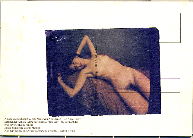 Modigliani postcard