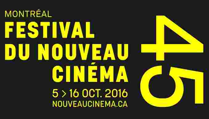 2016 Festival Nouveau Cinema de Montreal, Oct. 05-16st, (514) 844-2172