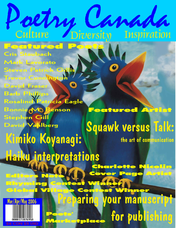 Poetry Canada Mar. April, May 2006 Issue