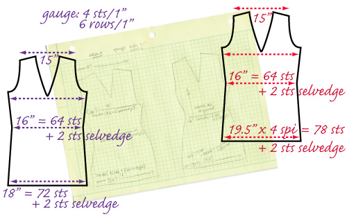 A handwritten schematic.