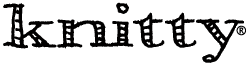 this is the knitty wordmark. don't steal.