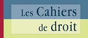 Logo for Les Cahiers de droit