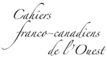 Logo for Cahiers franco-canadiens de l'Ouest