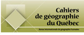 Logo for Cahiers de géographie du Québec