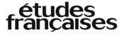 Logo for Études françaises