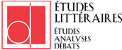 Logo for Études littéraires