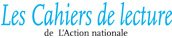 Logo for Les Cahiers de lecture de L'Action nationale