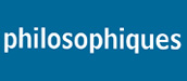 Logo for Philosophiques