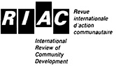 Logo for International Review of Community Development