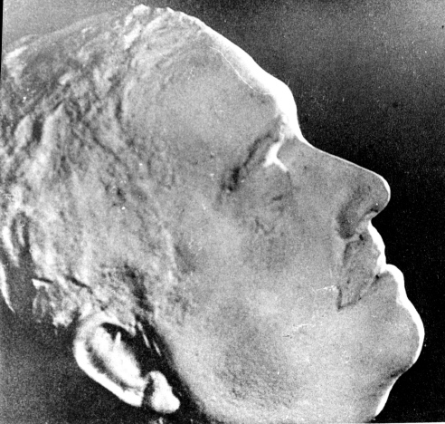 Death mask of Dyagilev