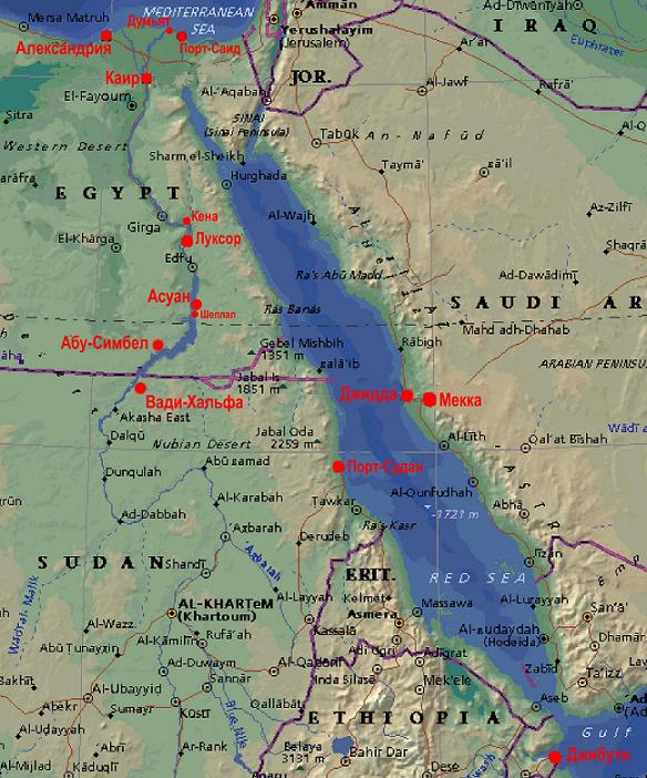 Nile's map