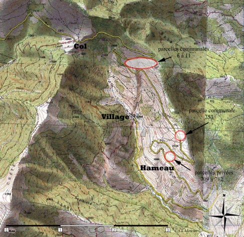 Figure 3. Carte du village
