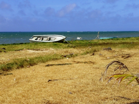 Figure 2. Barques de pêcheurs à l’Île Rodrigues, Maurice.