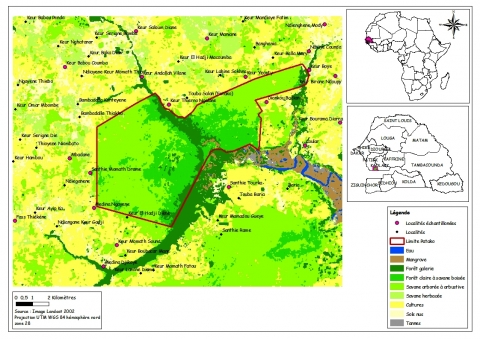 Figure 1. Carte de localisation de la zone d’étude – <em>Study area location map</em>