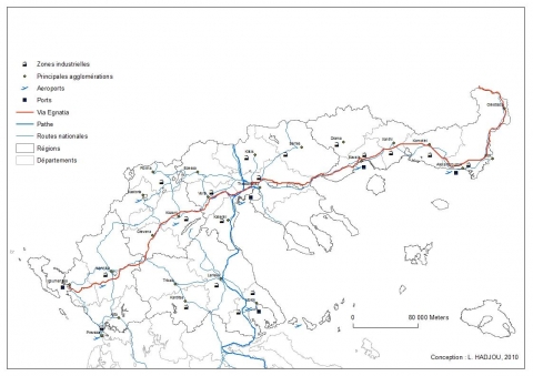 Figure 6. La <em>Via Egnatia </em>en Grèce du nord