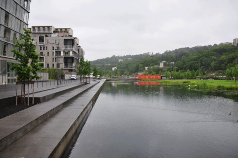 Figure 4. Vue- Les jardins aquatiques<em> </em>/ <em>View — The aquatic gardens</em>