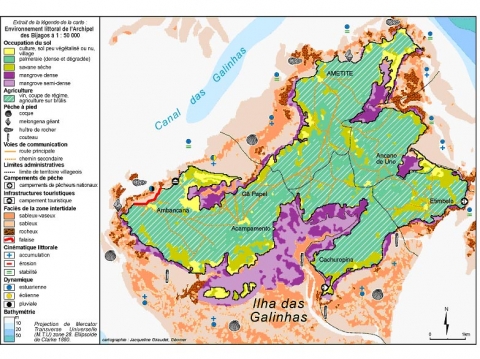 Figure 6. Exemple d'exploitation cartographique du SIG