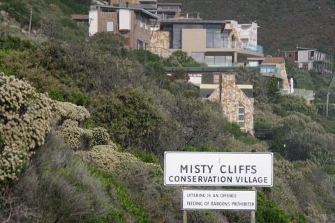 Figure 7. Panneau d’entrée du Conservation Village de Misty Cliffs.