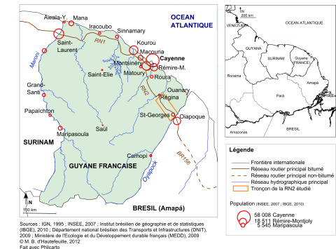 Figure 1. Localisation du cas d’étude / Location of the case study