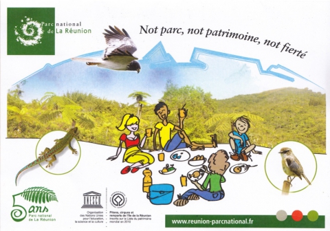 Figure 3. Carte d'invitation du parc national / An invitation flyer of the national park.
