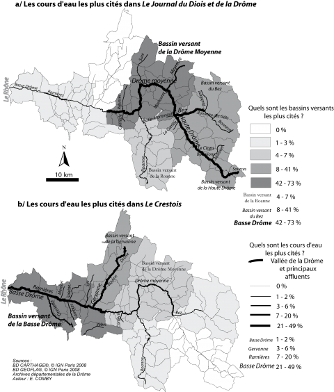 Figure 8. Des communautés locales distinctes.