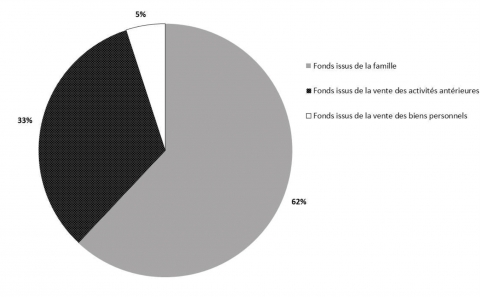 Figure 6. Sources de financement des activités maraichères des arbres légumes.