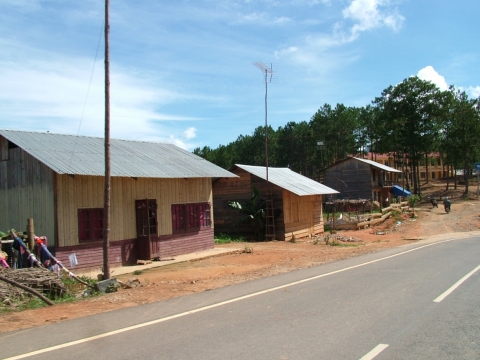 Figure 5. Des habitations subventionnées par le gouvernement (district de Lạc Dương).