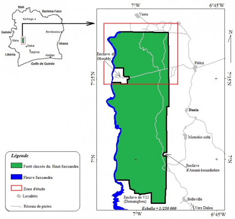 Figure 1. Présentation du milieu d’étude (Oszwald, 2005) / Presentation of the study area.