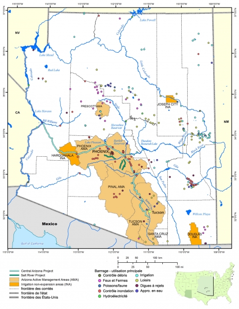 Figure 1. Système de la gestion de l’eau en Arizona