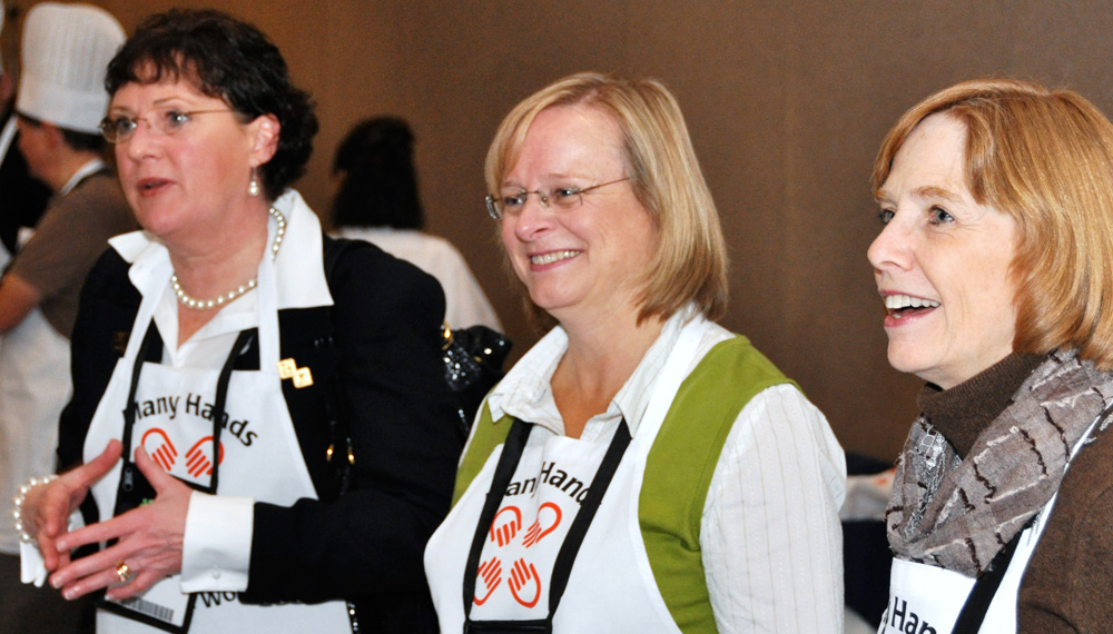 Cathy Burrows, Christine Pearson, Gail Woodbury