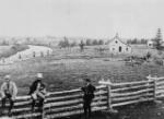 Photo : Vue d'une ferme sur la rivire Barnaby (Nouveau-Brunswick) (Le Chemin de fer Intercolonial).